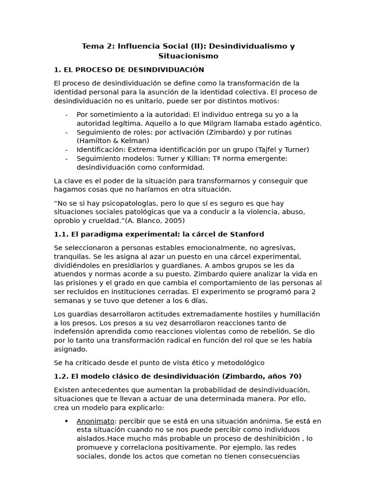 Tema 2 | PDF | Liderazgo | Conceptos psicologicos