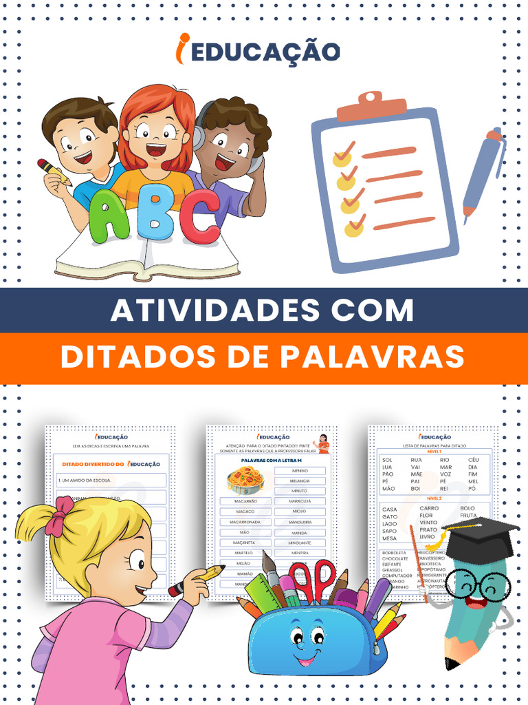 Atividades de Ditado para Alfabetização | PDF | Alfabetização ...