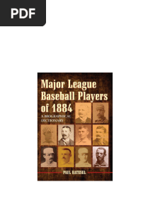 Major League Baseball Players of 1884 A Biographical Dictionary 1st Edition Paul Batesel download
