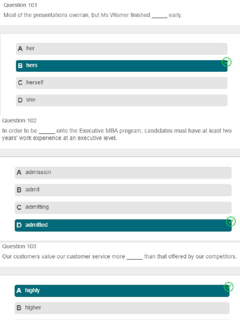 Test 11 - RC - Key | PDF