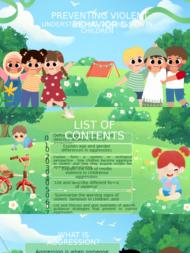 Understanding and Preventing Child Aggression | PDF | Aggression | Violence