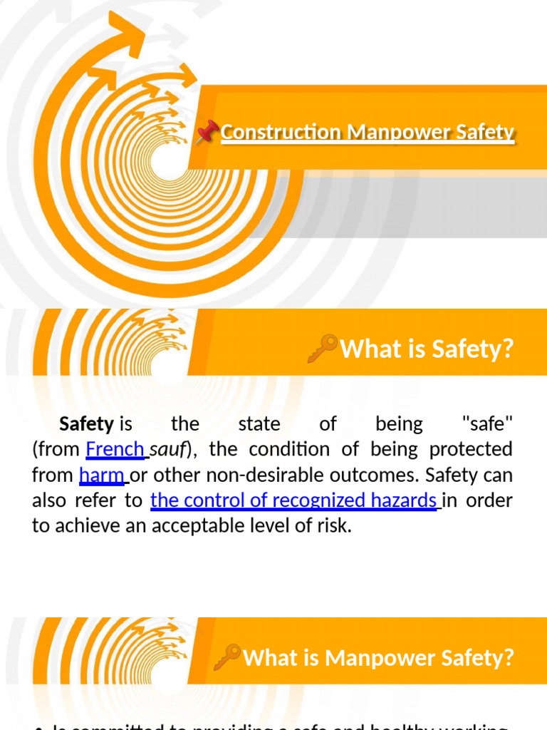 Construction Manpower Safety Guidelines | PDF | Personal Protective ...