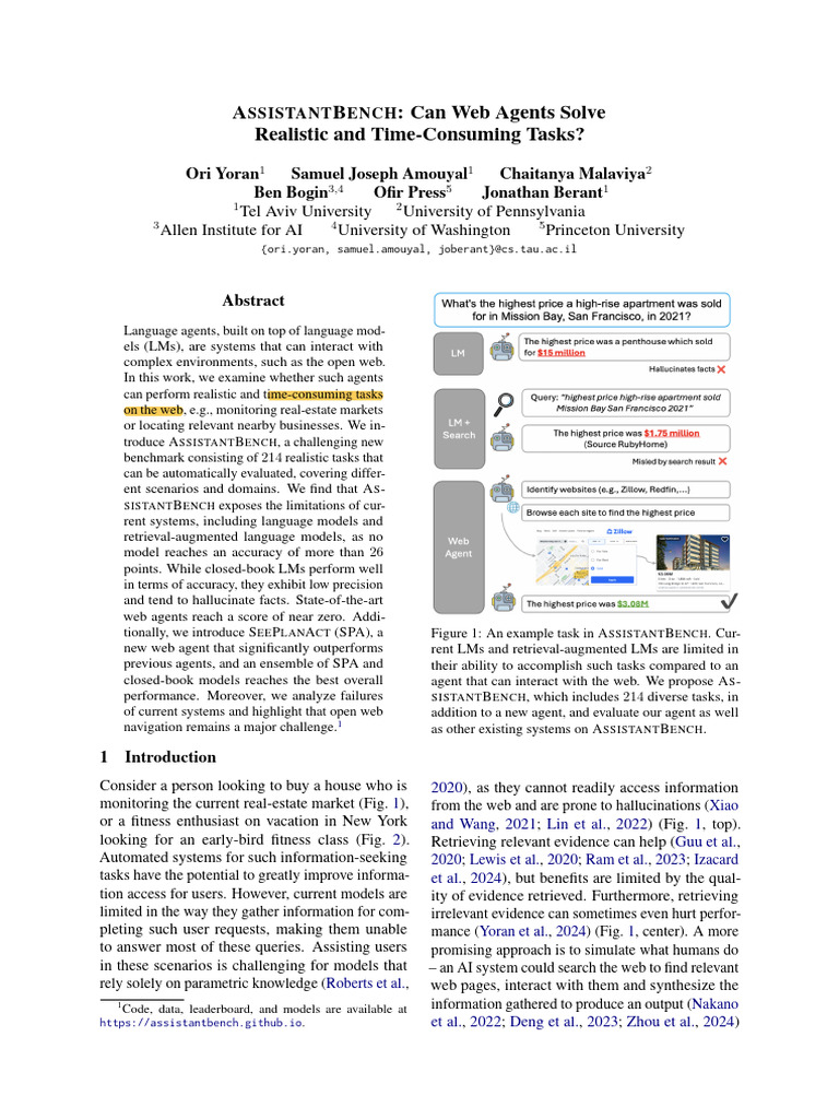 Assistant Bench | PDF | Accuracy And Precision | World Wide Web