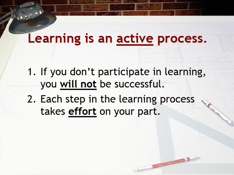 Learning Is An Active Process | PDF