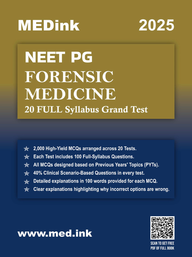 NEET PG Forensic Medicine | PDF | Physician | Informed Consent