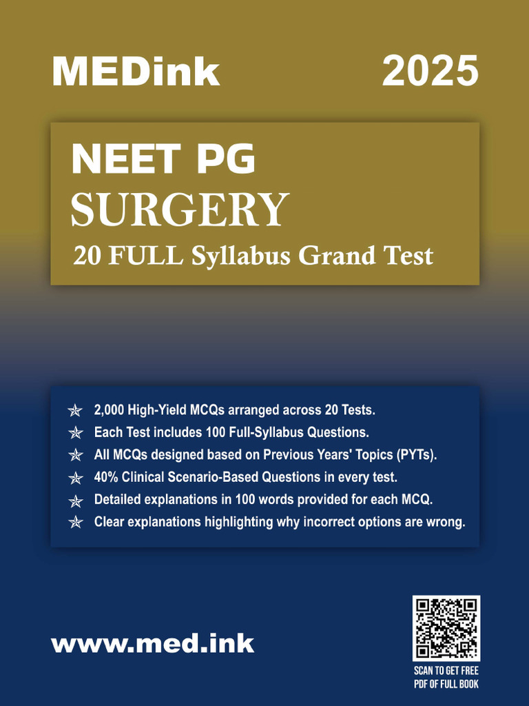 Neet PG Surgery | PDF | Wound Healing | Surgery