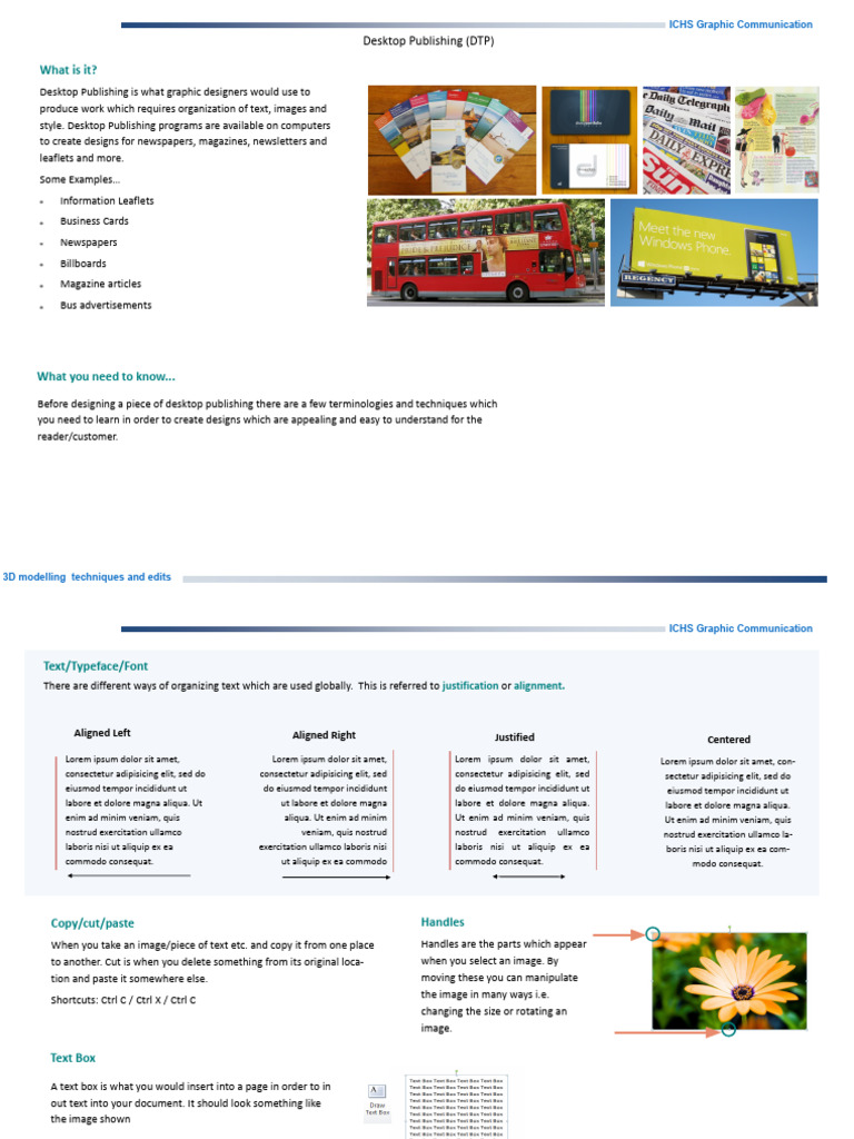 Desktop Publishing Techniques Overview | PDF | 3 D Computer Graphics ...