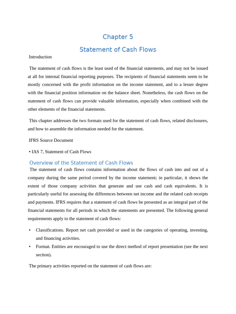 Understanding Cash Flow Statements | PDF | Cash Flow Statement | Expense