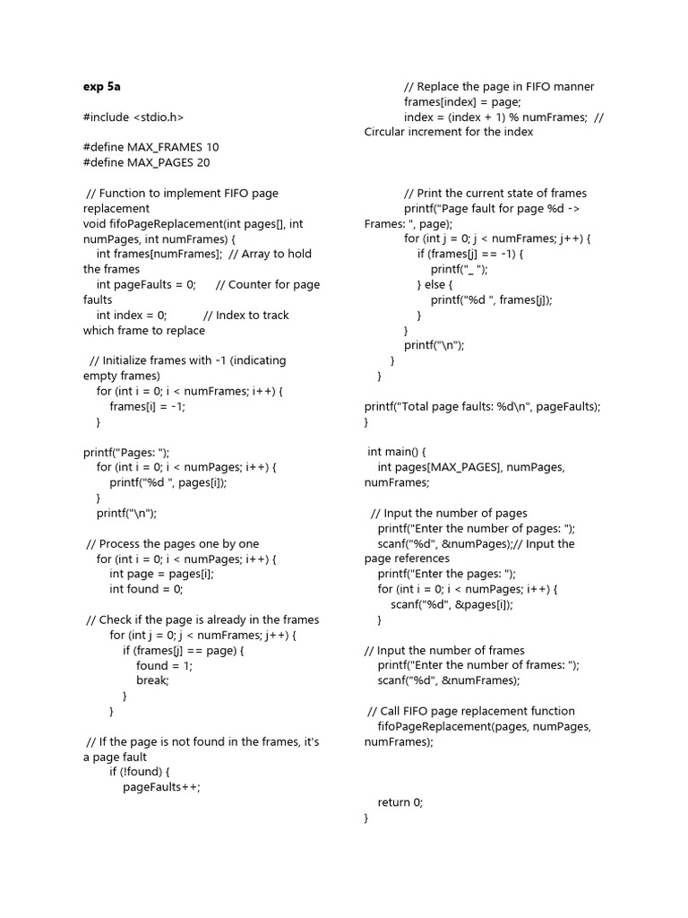 Exp 5a | PDF | Computer Programming | Algorithms And Data Structures