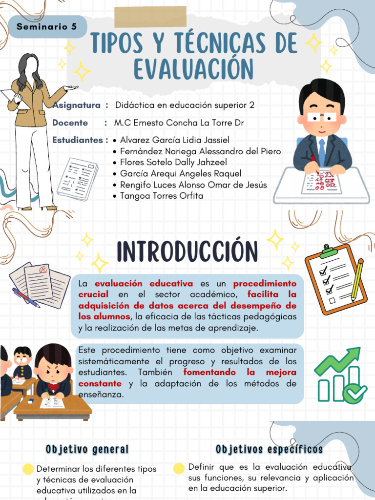 Métodos de Evaluación Educativa | PDF | Evaluación | Enseñando