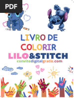 Desenhos de Stitch para Colorir e Imprimir | PDF