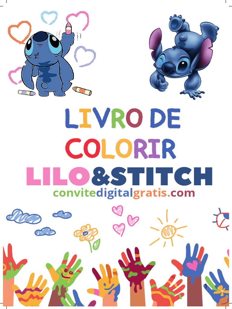 Livro de Colorir Lilo & Stitch PDF | PDF