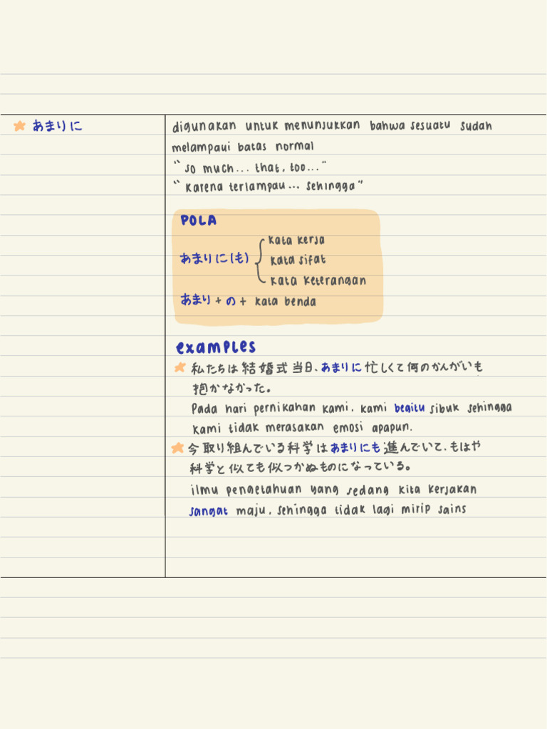 N3 Grammar - あまりに | PDF