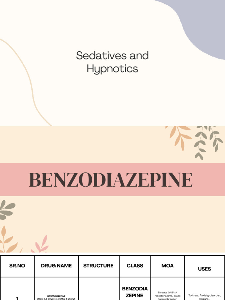 Sedatives and Hypnotics - 20250405 - 090235 - 0000 | PDF ...