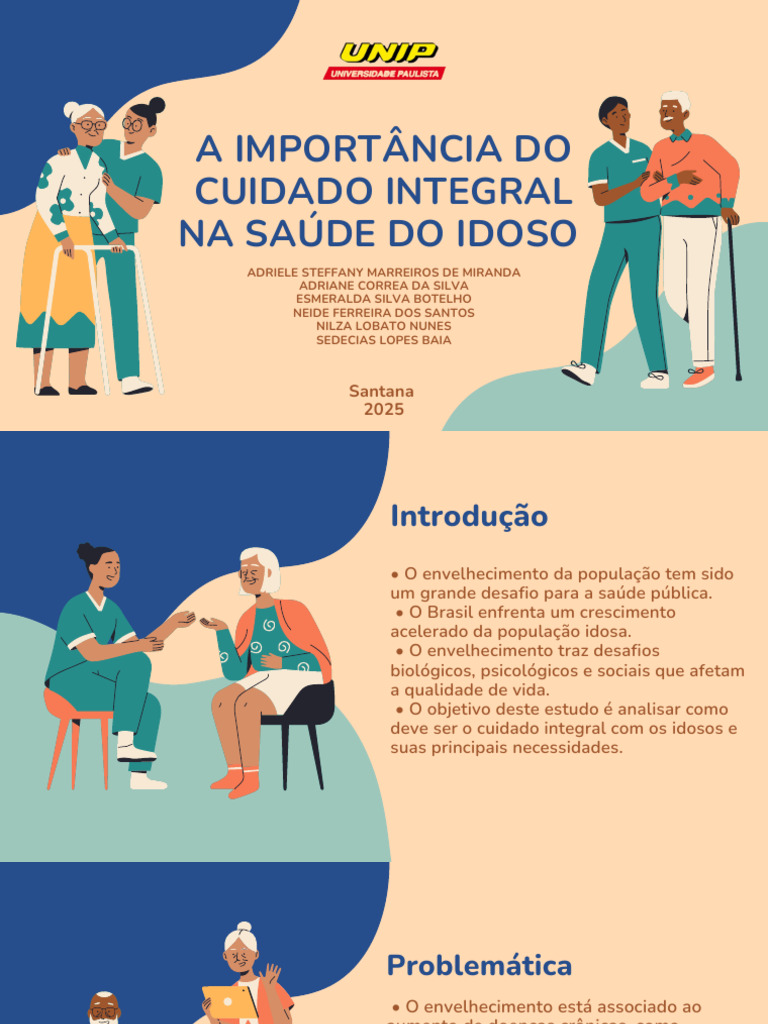 Cuidado Integral na Saúde do Idoso | PDF | Envelhecimento | Terceira idade