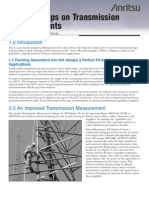 Practical Tips On Transmission Measurements