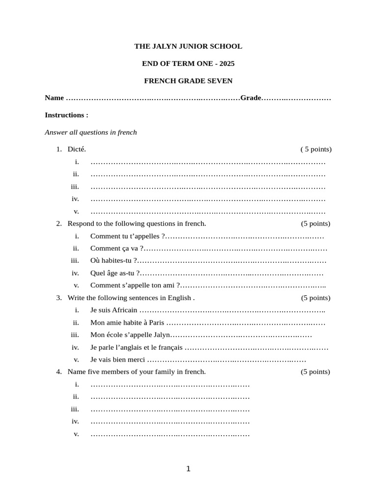 Grade 7 | PDF