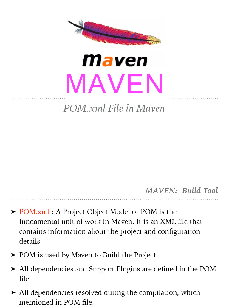 Understanding POM.xml in Maven | PDF