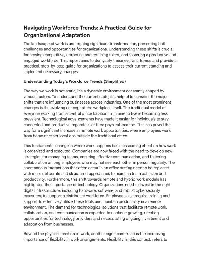 Adapting to Modern Workforce Trends | PDF | Performance Indicator ...