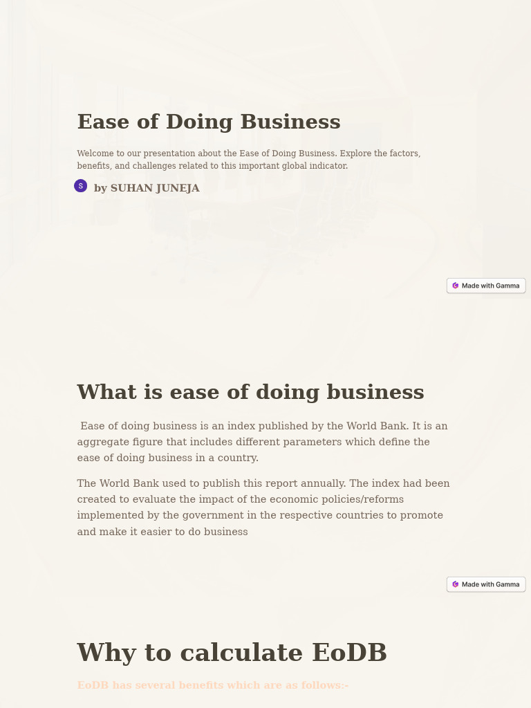 Ease of Doing Business | PDF | Bankruptcy | Taxes