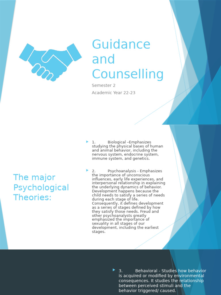 Major Psychological Theories Overview | PDF | Psychotherapy | Psychology