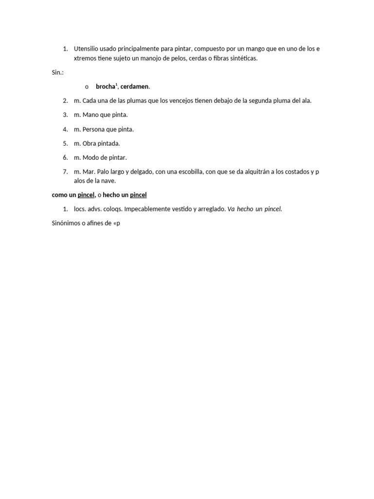 Pincel | PDF