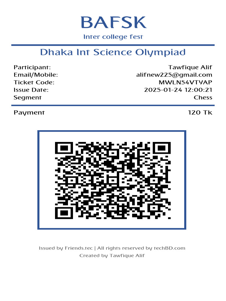Ticket | PDF