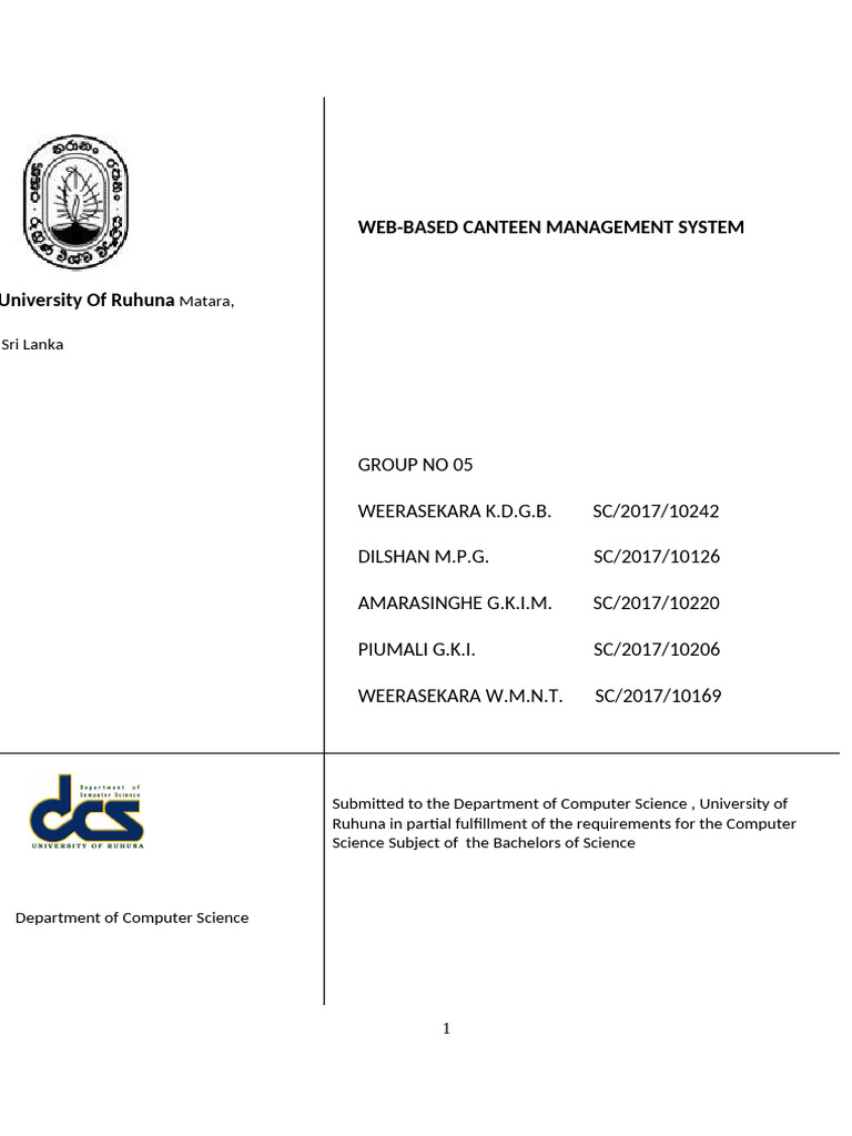 Web-Based Canteen Management System | PDF | World Wide Web | Internet & Web