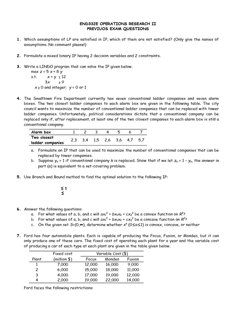 SVM Classifier and Integer Programming Problems | PDF | Mathematical ...