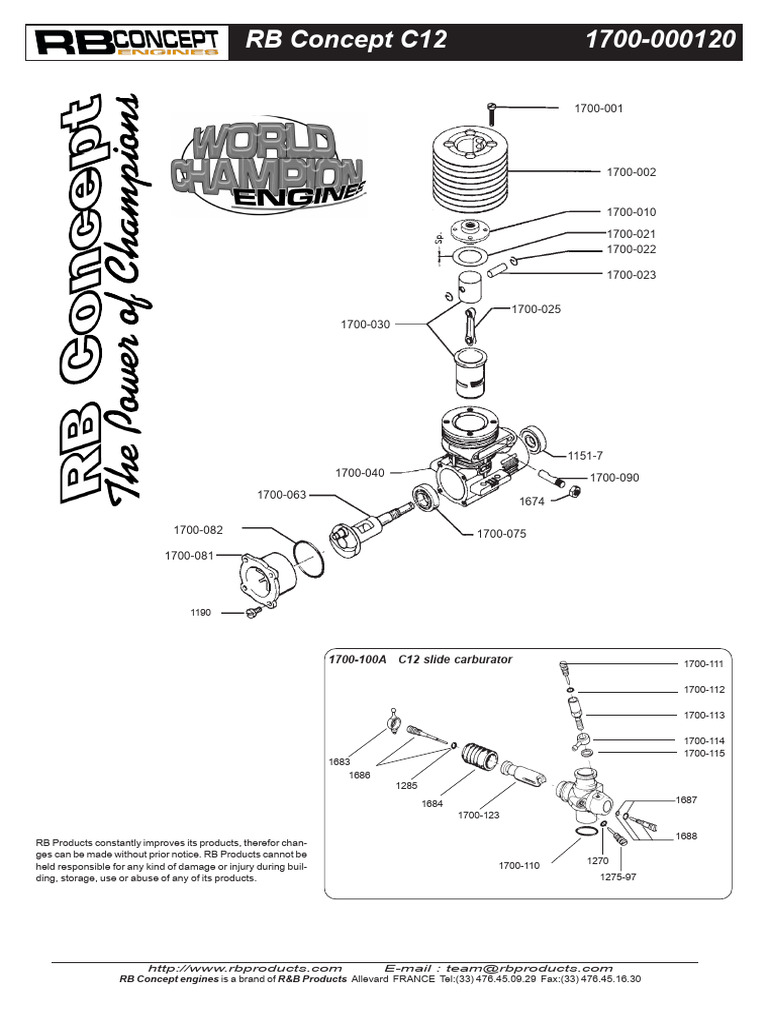 RB Concept Engine Setup Guide | PDF | Carburetor | Engines