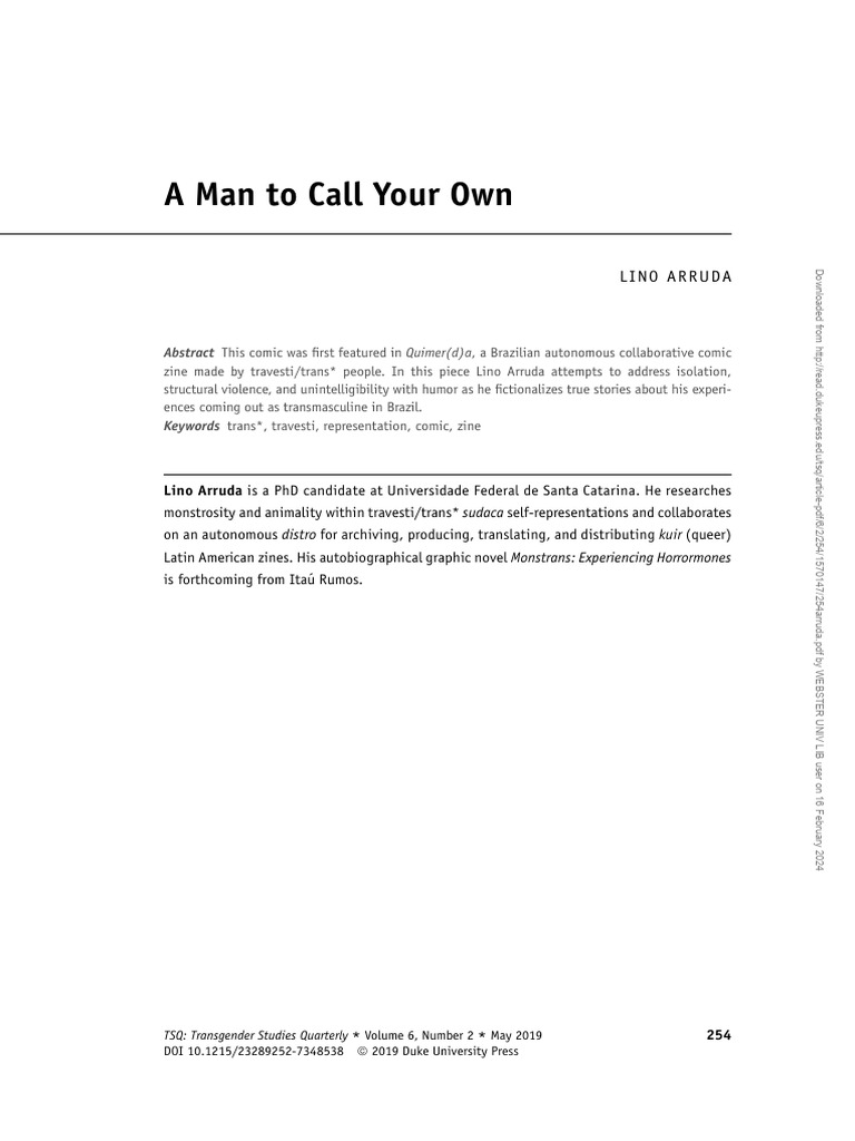 A Man To Call Your Own | PDF