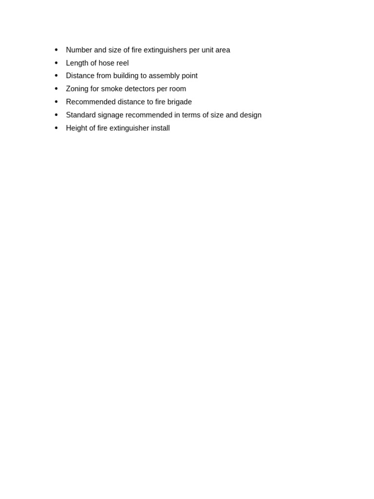 Fire Safety Equipment Requirements Guide | PDF | Fire Sprinkler System ...