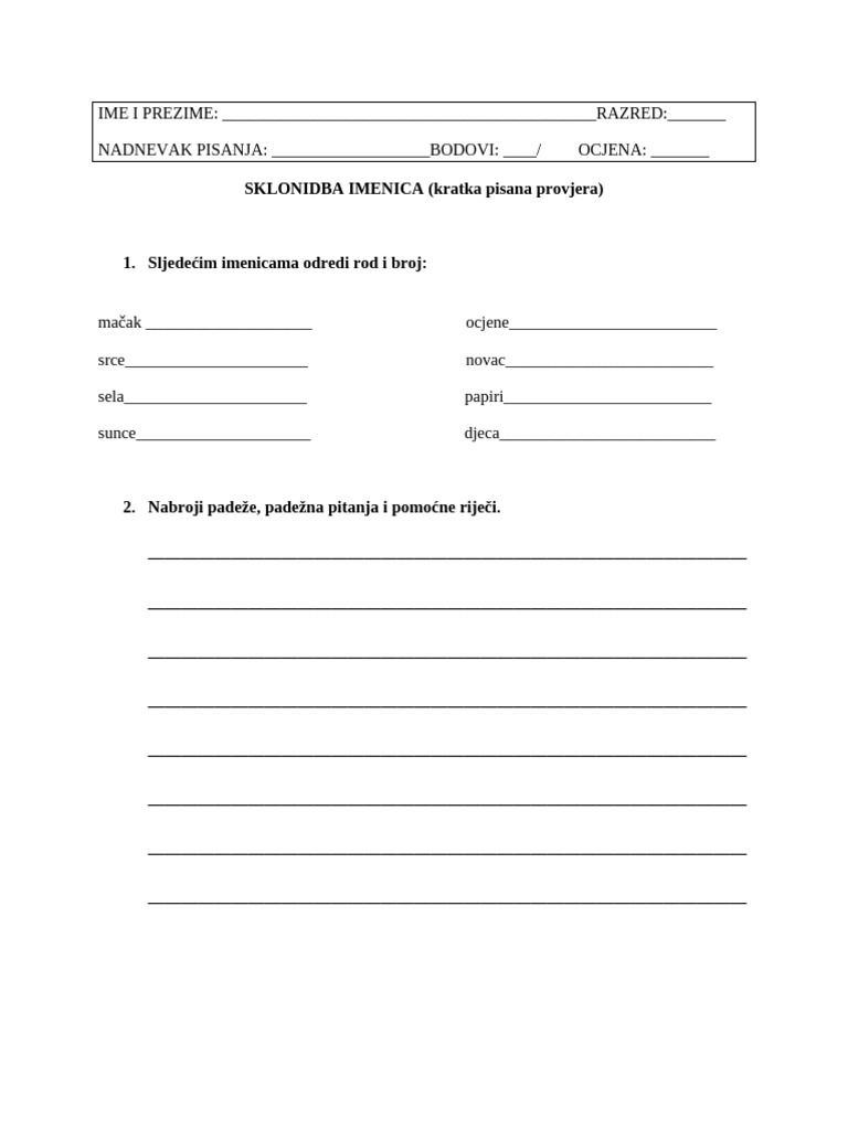 Ime I Prezime | PDF