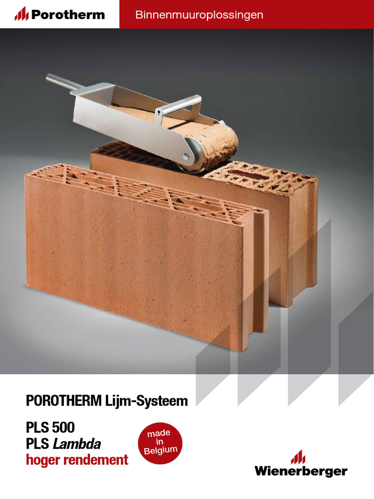 Porotherm Lijm Systeem | PDF