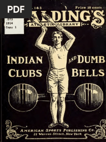 Indian Clubs and Dumb Bells - 1914