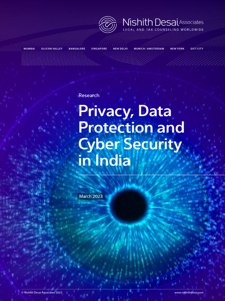 Privacy Data Protection and Cyber Security in India | PDF | Insurance ...