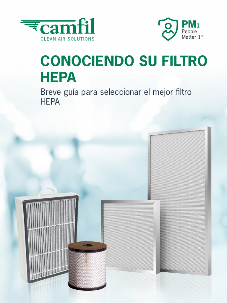 Booklet Understanding Your HEPA Filter ES | PDF | Filtración | Uso ...