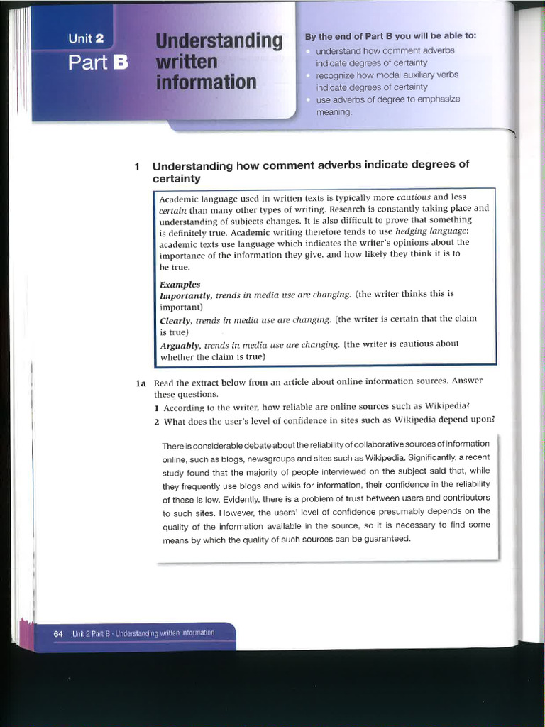 2B Language Level 1 | PDF