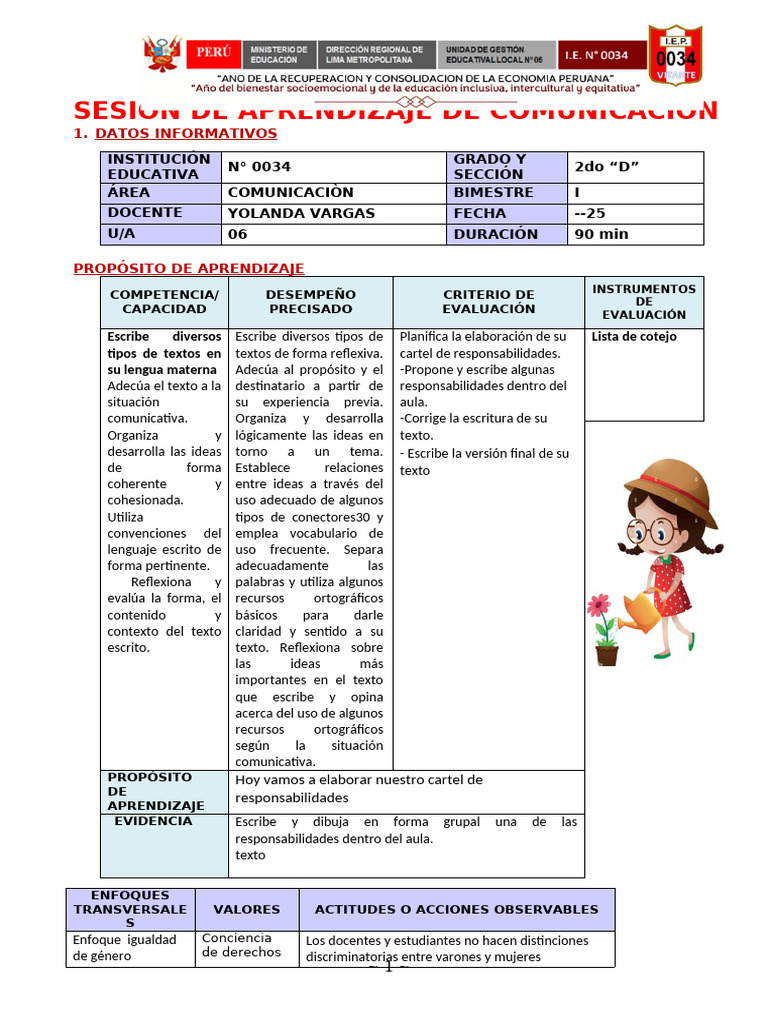 Cartel de Responsabilidades en Aula | PDF | Aprendizaje | Enseñando
