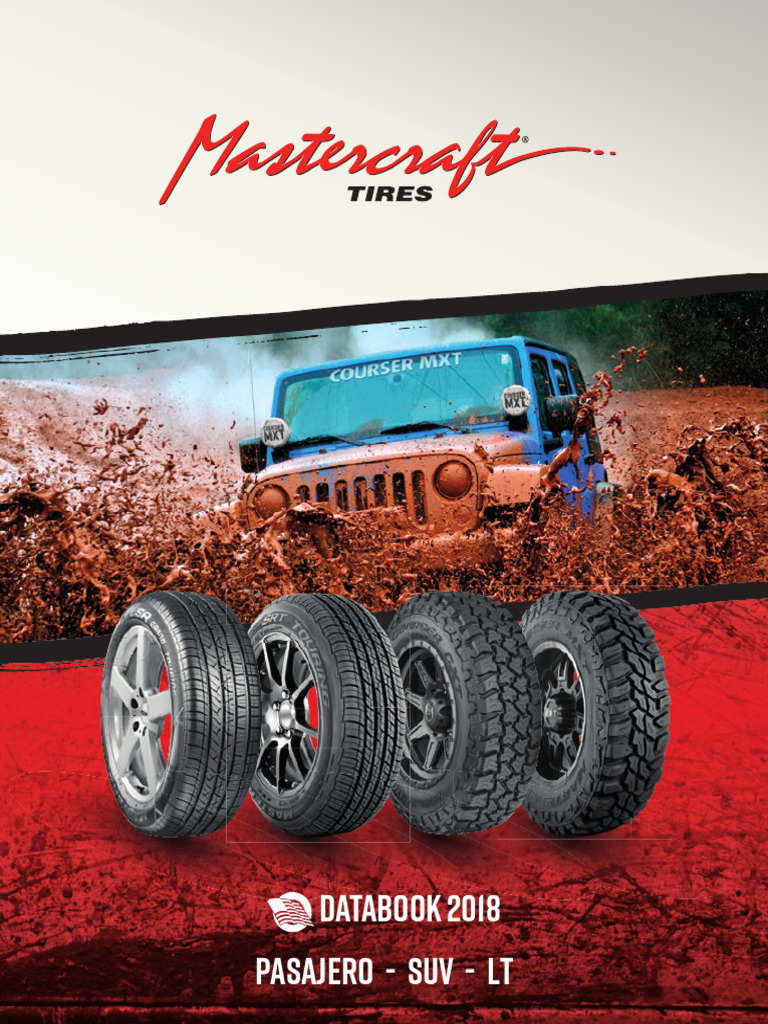 Mastercraft 2018: Neumáticos SUV y Minivan | PDF | Neumático | Vehículo ...