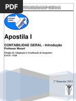 APOSTILA CONTABILIDADE GERAL 01 Introdução Aluno 2011