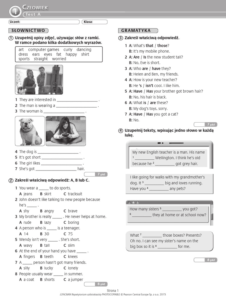 1 Test A | PDF