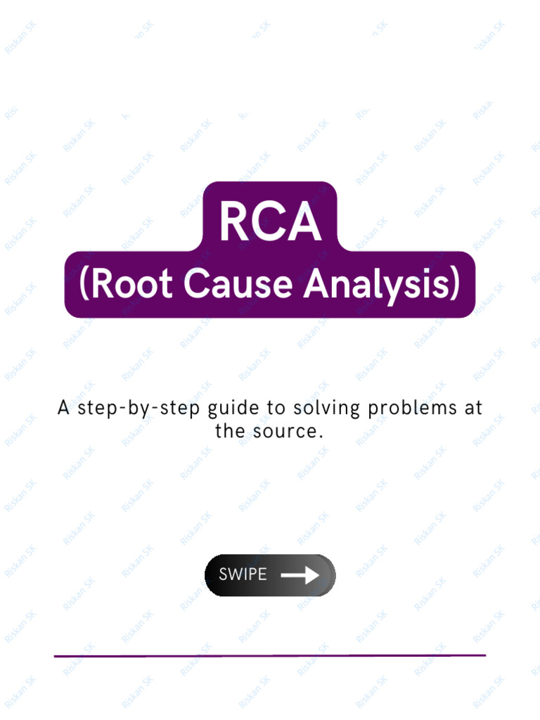Root Cause Analysis Guide | PDF | Systems Thinking | Quality