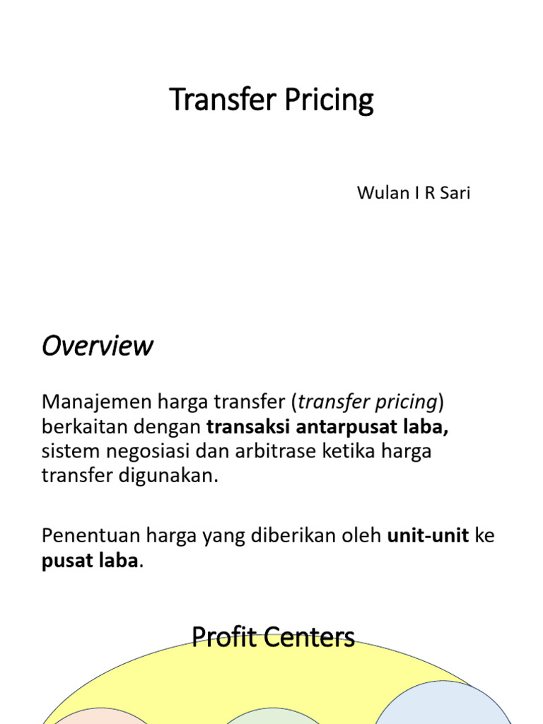 Panduan Manajemen Harga Transfer | PDF