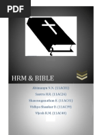 Download Bible and HRM by Abimanyu NN SN84733291 doc pdf