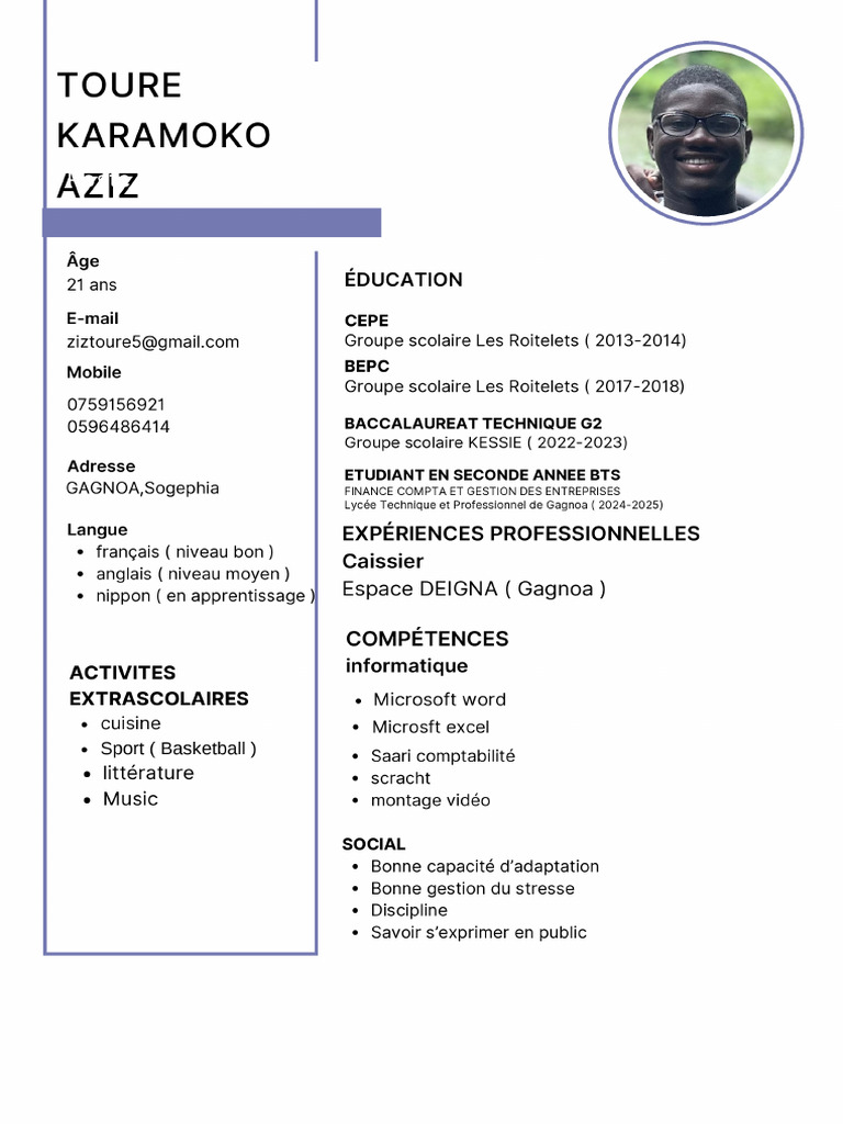 Toure Karamoko Aziz 2 | PDF