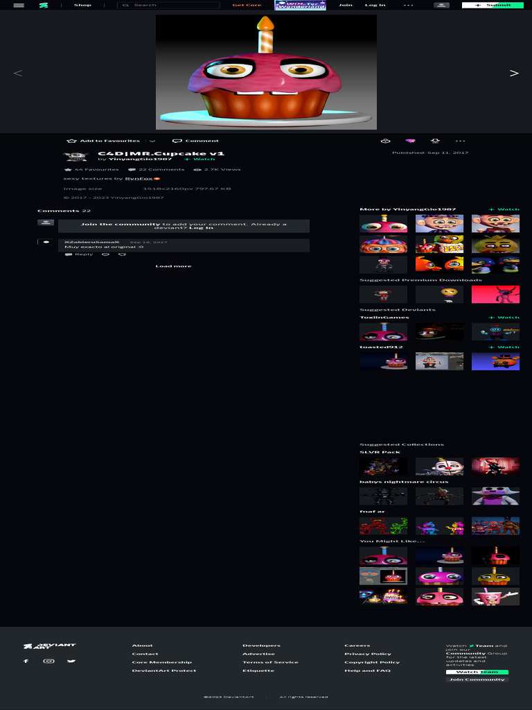 C4DMR - Cupcake v1 by YinyangGio1987 On DeviantArt | PDF