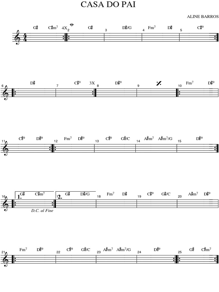 Casa Do Pai Aline Barros Pdf