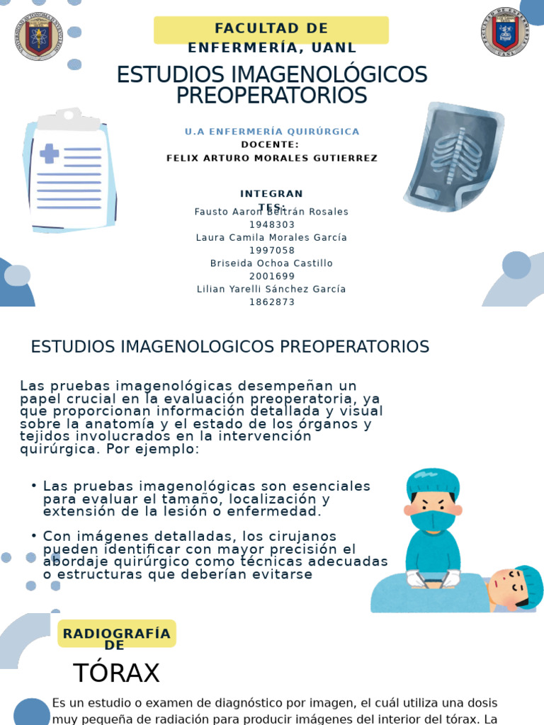 Estudios Imagenológicos Preoperatorios | PDF | Ultrasonido | Ct Scan