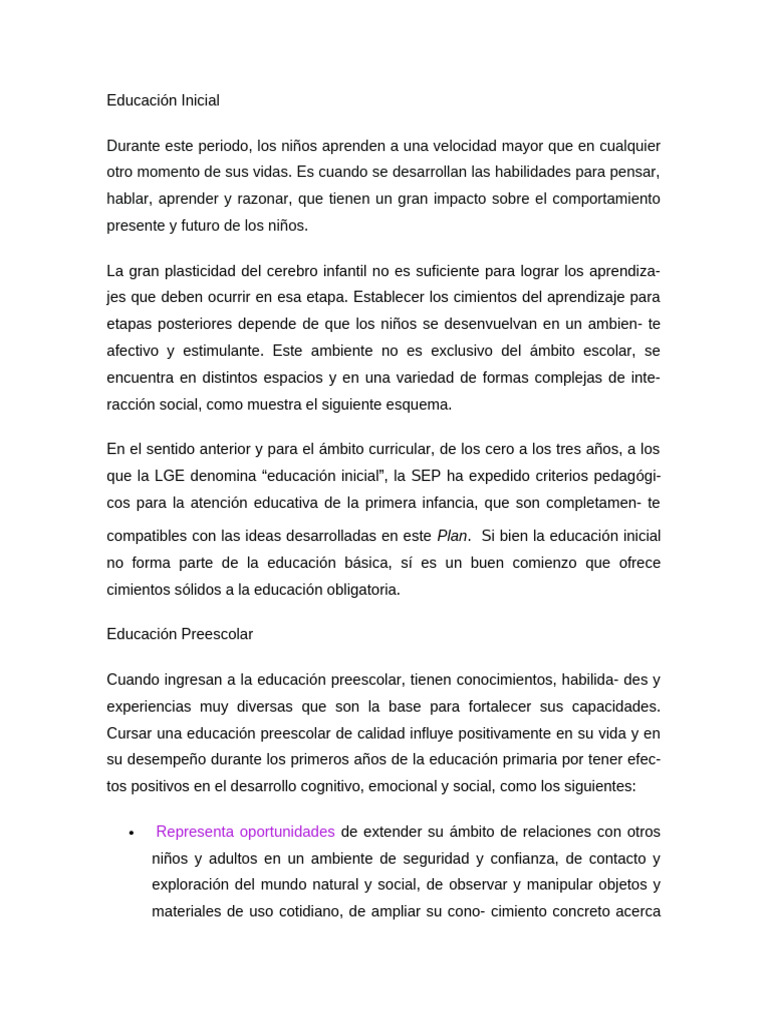 Aprendizajes Clave en Educación Inicial | PDF | Educación de la primera ...